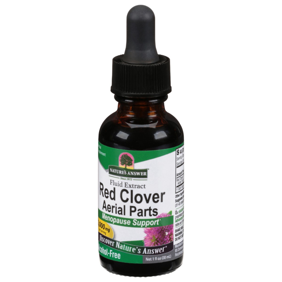 slide 3 of 9, Nature's Answer Red Clover Extract AF Og, 1 fl oz