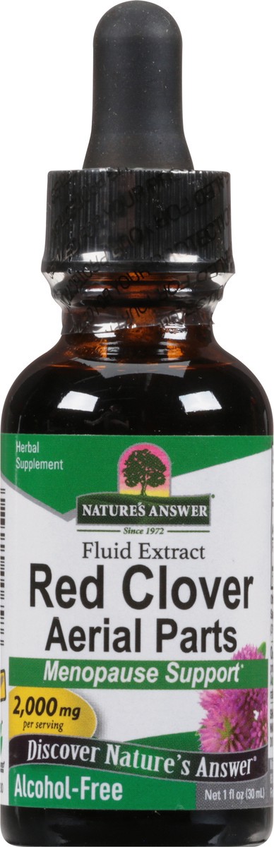 slide 5 of 9, Nature's Answer Red Clover Extract AF Og, 1 fl oz