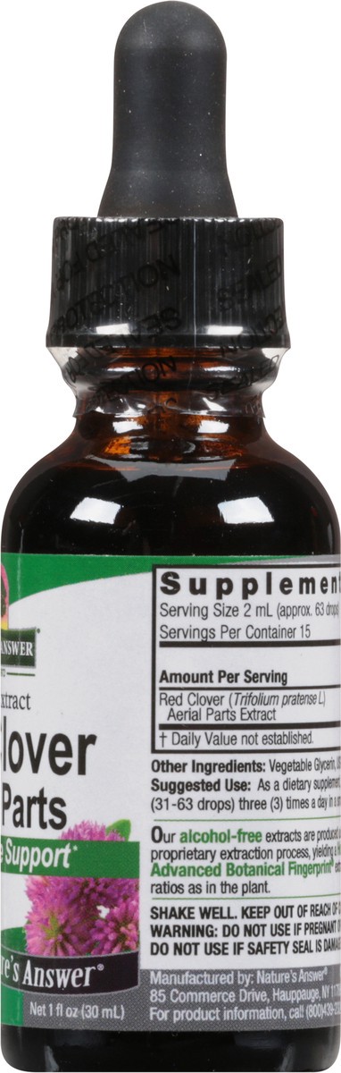 slide 4 of 9, Nature's Answer Red Clover Extract AF Og, 1 fl oz