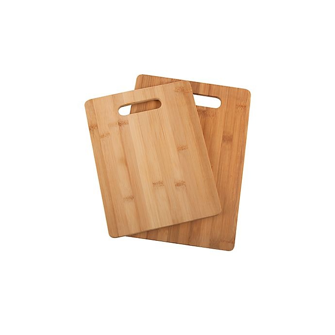 slide 1 of 3, Simply Essential Bamboo Cutting Boards, 2 ct