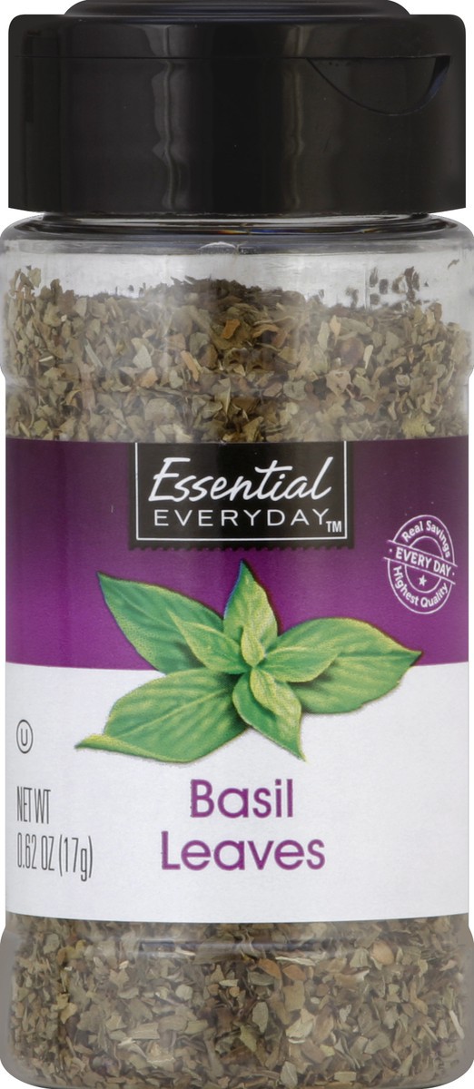 slide 3 of 6, Essential Everyday Basil Leaves - 0.62 oz, 0.62 oz