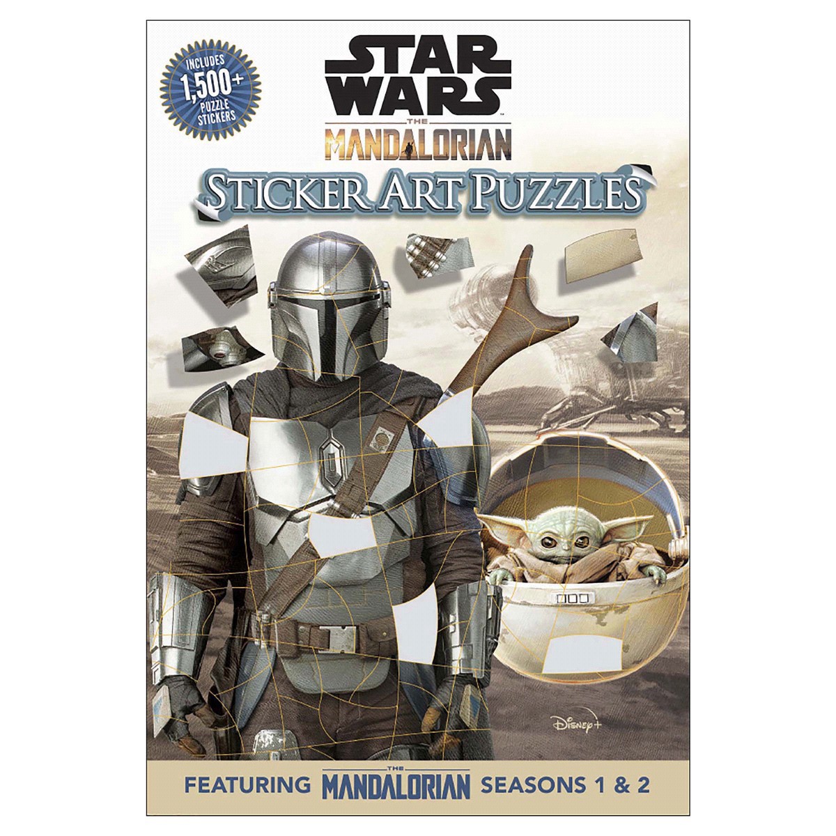 slide 1 of 1, Star Wars: The Mandalorian Sticker Art Puzzles By The Editors of Thunder Bay Press, 1 ct