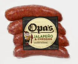 Opa's Jalapeno & Cheddar Smoked Sausage 16 oz