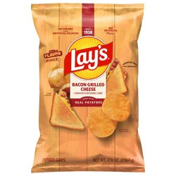Lay's Potato Chips Bacon Grilled Cheese 7 3/4 Oz