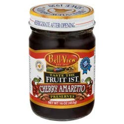 Bell-View Taste The Fruit 1st Cherry Amaretto Preserves 16 oz