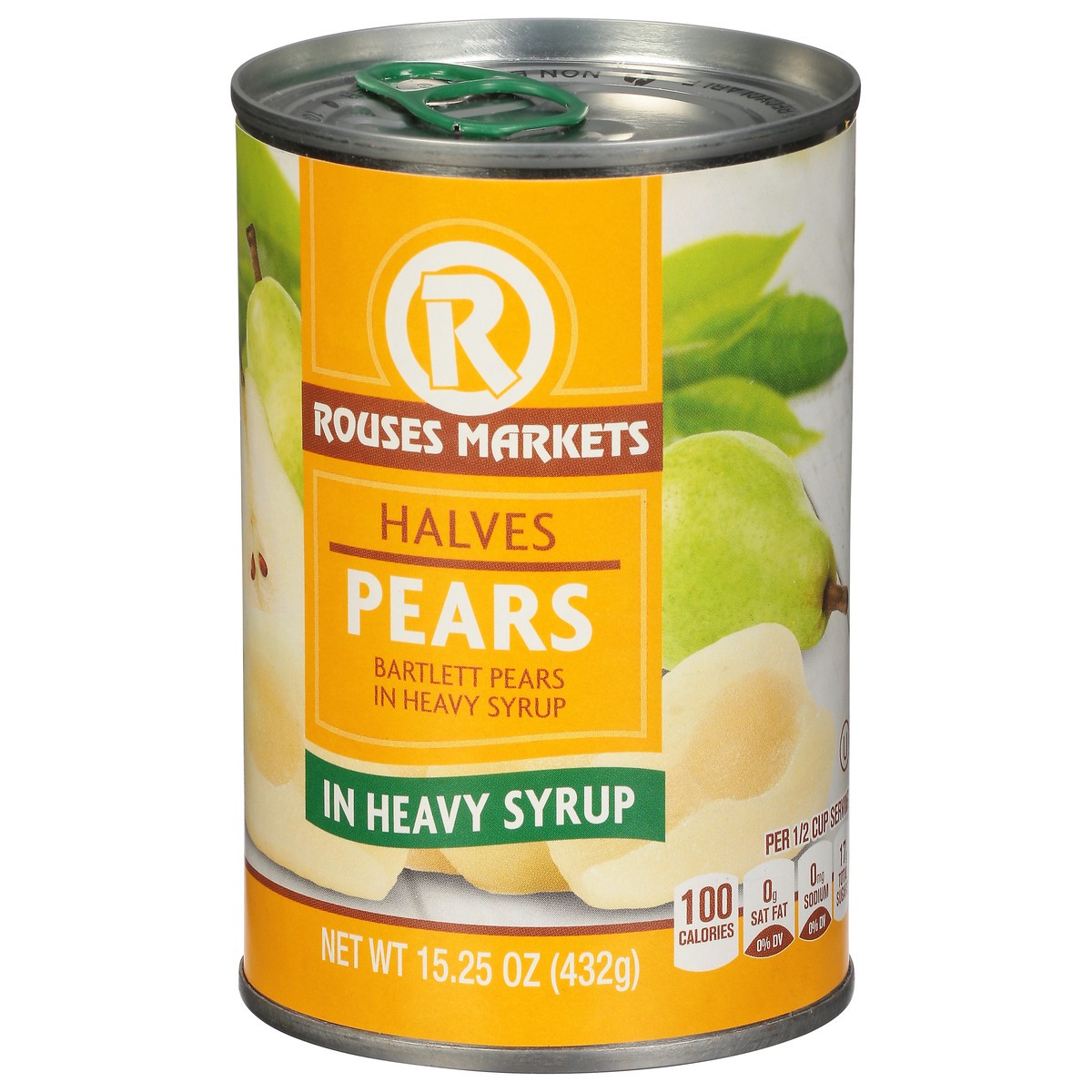 slide 4 of 12, Rouses Markets Halves Pears in Heavy Syrup 15.25 oz, 15.25 oz