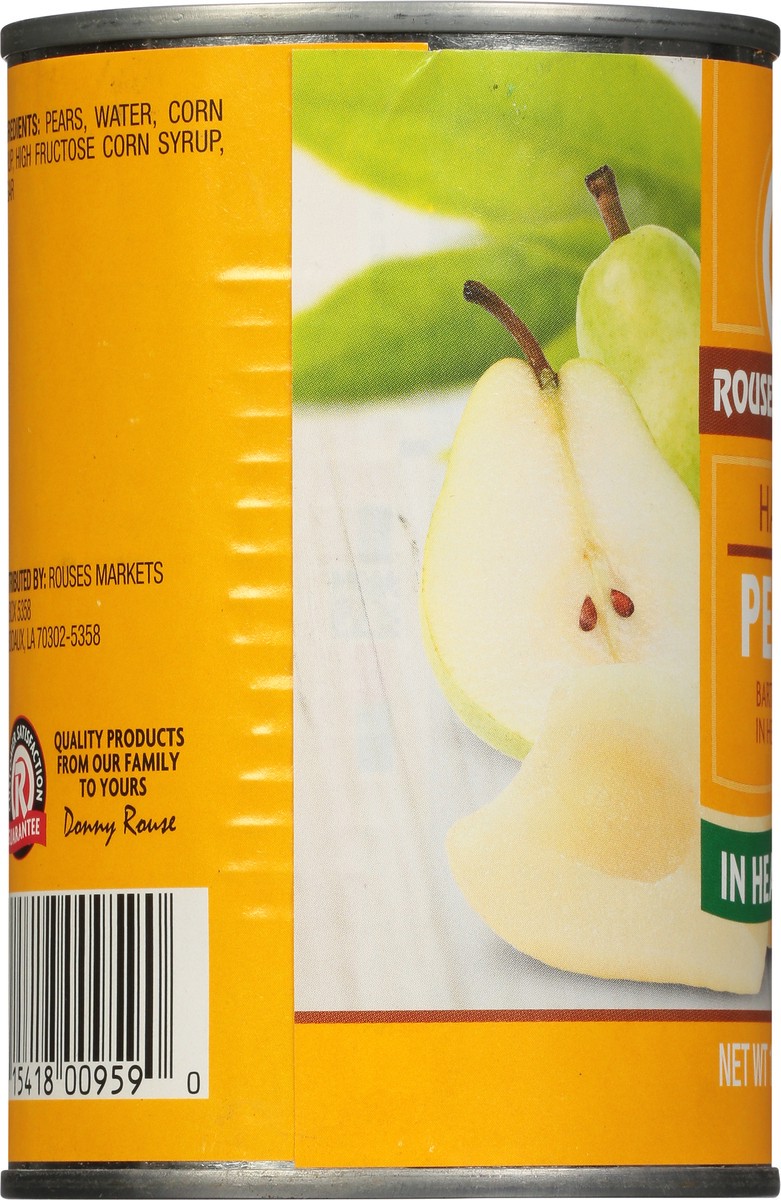 slide 10 of 12, Rouses Markets Halves Pears in Heavy Syrup 15.25 oz, 15.25 oz