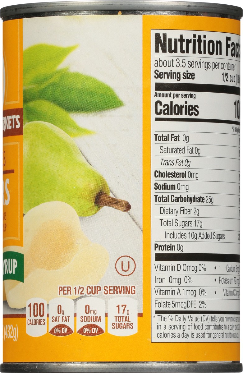 slide 7 of 12, Rouses Markets Halves Pears in Heavy Syrup 15.25 oz, 15.25 oz