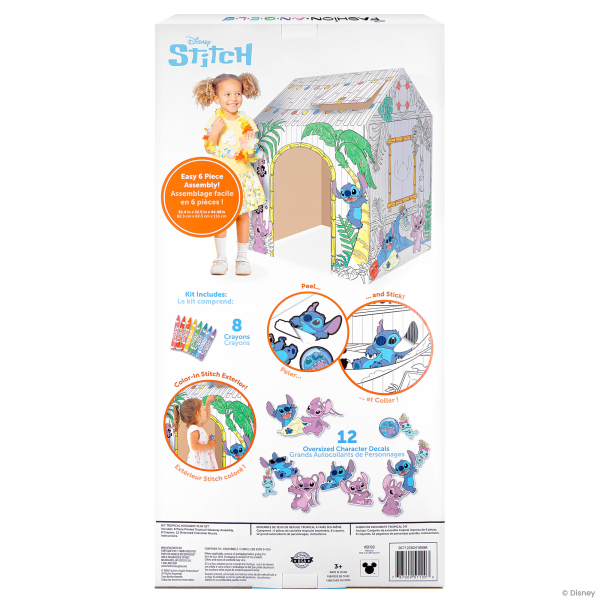 slide 7 of 7, Fashion Angels Disney's Stitch Corrugated Tropical Hideaway, Set Of 26 Pieces, 1 ct