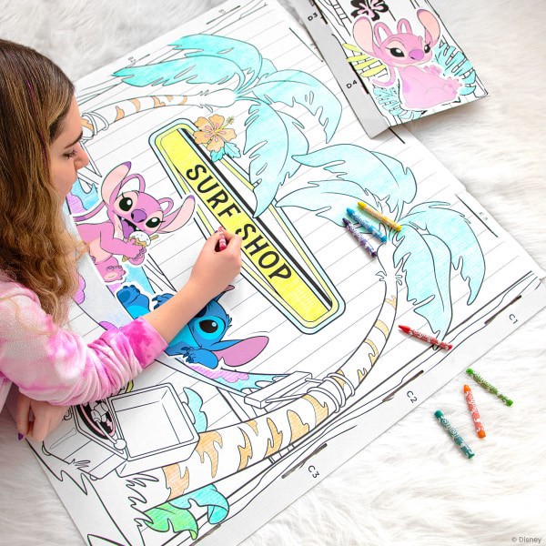 slide 4 of 7, Fashion Angels Disney's Stitch Corrugated Tropical Hideaway, Set Of 26 Pieces, 1 ct