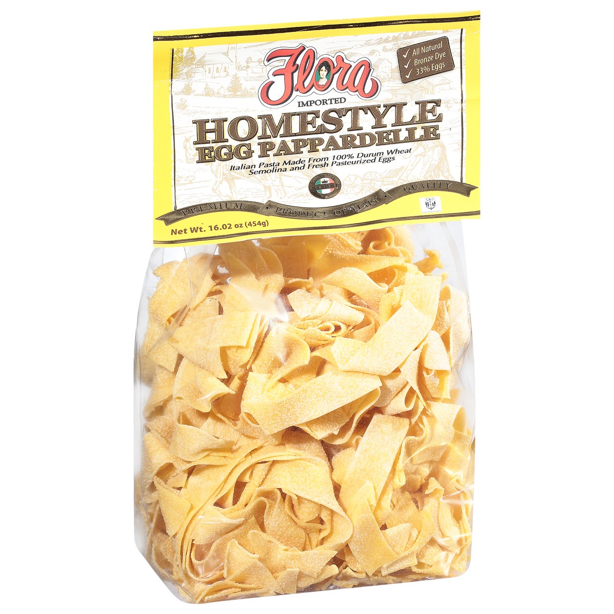 slide 11 of 11, Flora Homestyle Egg Pappardelle Nest 16.02 oz, 16.02 oz