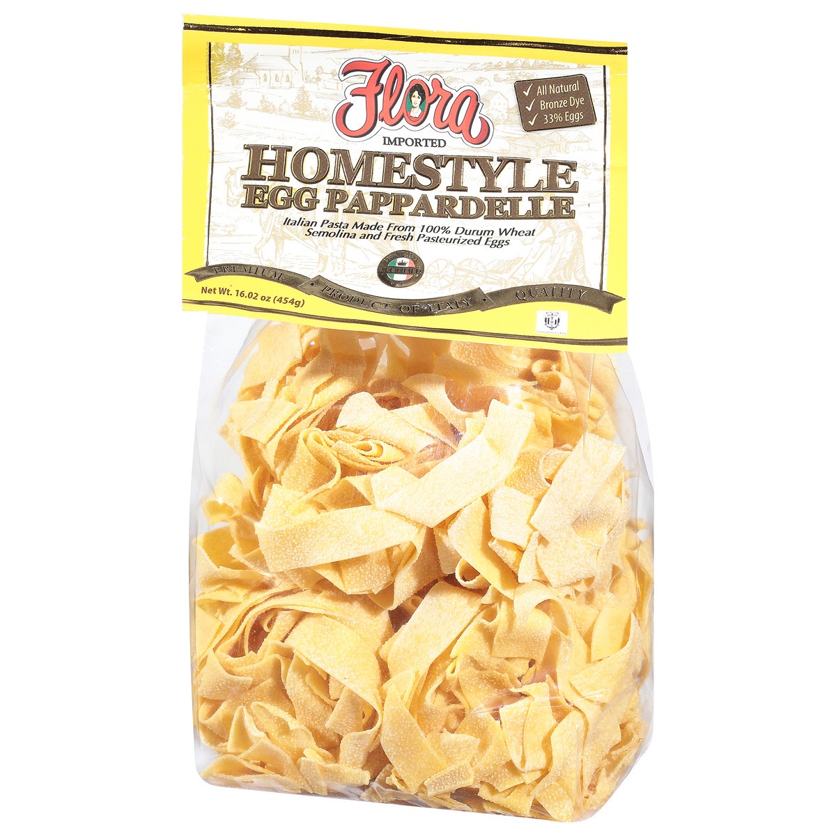 slide 8 of 11, Flora Homestyle Egg Pappardelle Nest 16.02 oz, 16.02 oz