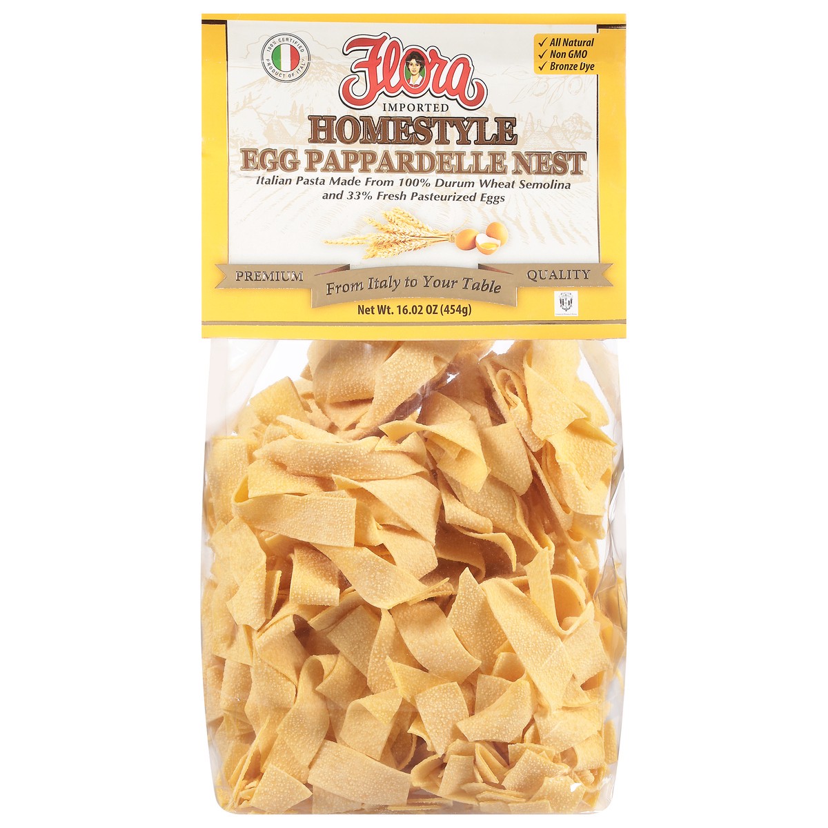 slide 1 of 11, Flora Homestyle Egg Pappardelle Nest 16.02 oz, 16.02 oz