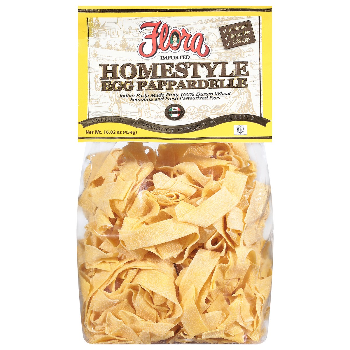 slide 4 of 11, Flora Homestyle Egg Pappardelle Nest 16.02 oz, 16.02 oz