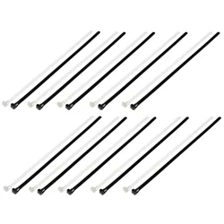 Dorman 12 in Reusable Black and White Wire Ties