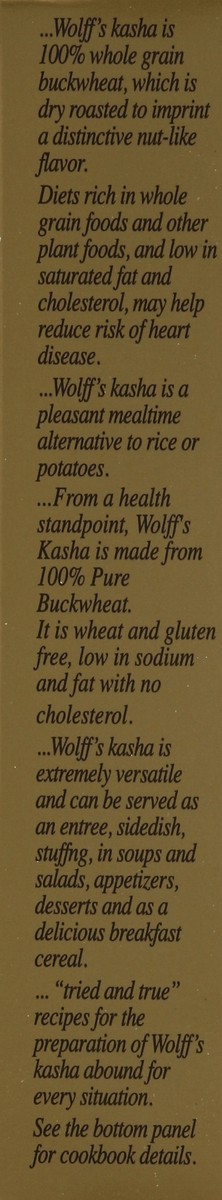 slide 5 of 5, Wolff's Kasha Fine Granulation Buckwheat, 13 oz