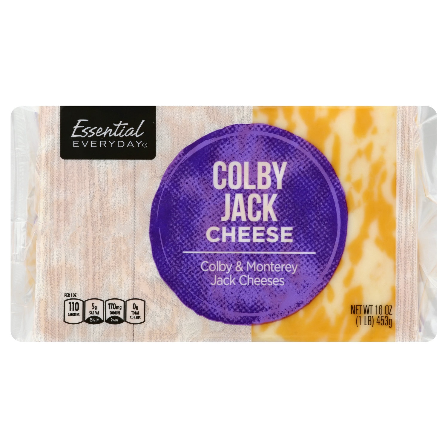 slide 1 of 6, Essential Everyday Cheese, Colby Jack, 16 oz