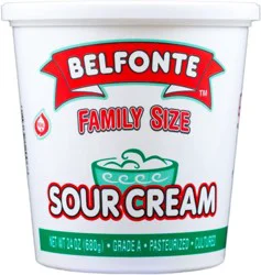 Belfonte Family Size Sour Cream