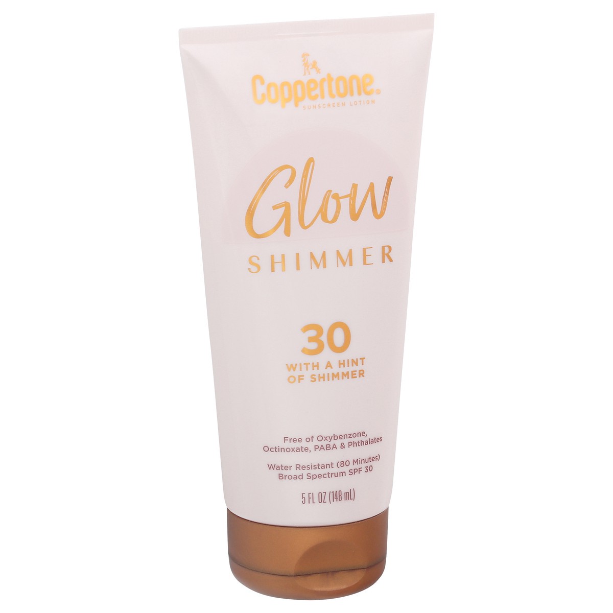 slide 9 of 9, Coppertone Glow Shimmer Broad Spectrum SPF 50 Sunscreen Lotion 5 fl oz, 5 fl oz