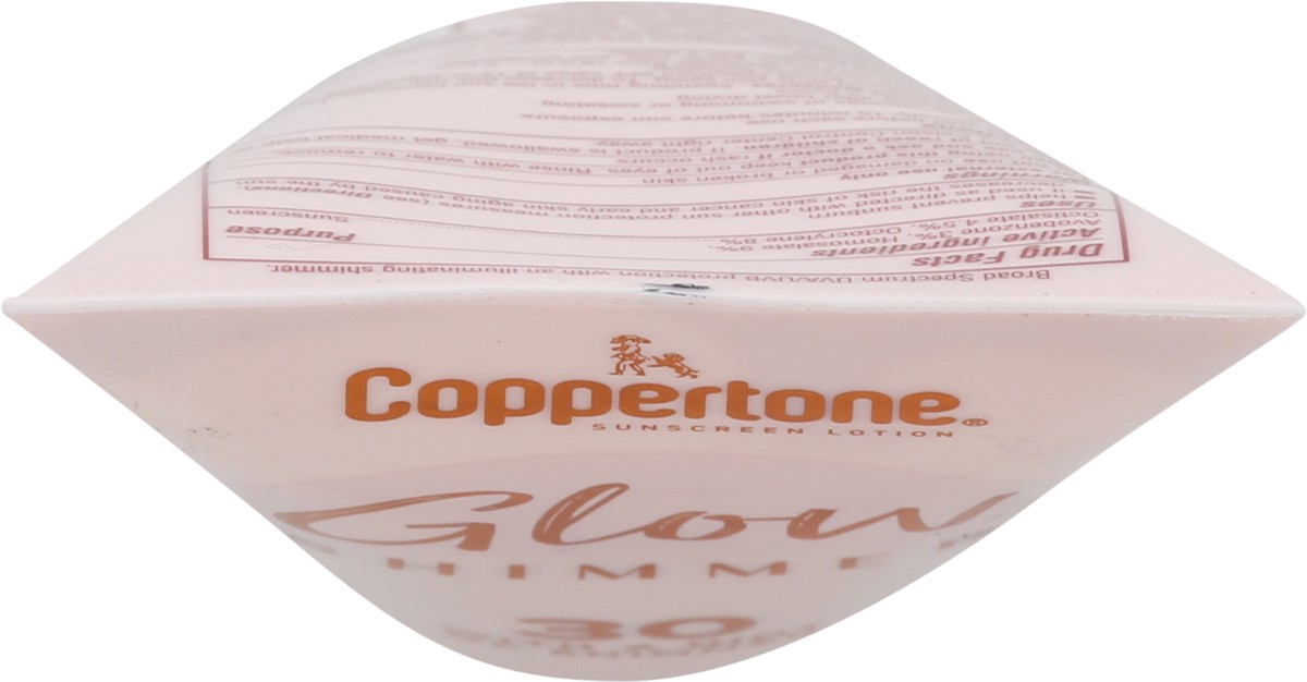 slide 7 of 9, Coppertone Glow Shimmer Broad Spectrum SPF 50 Sunscreen Lotion 5 fl oz, 5 fl oz