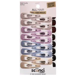 scünci All Hair Snap Clips 30 ea