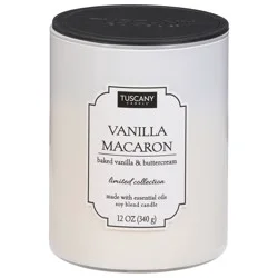 Tuscany Candle Vanilla Macaron Candle 1 ea