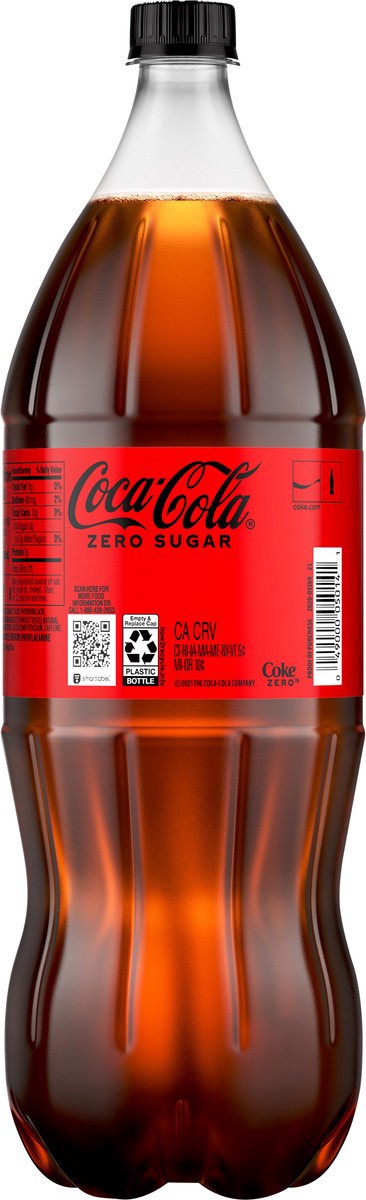 slide 2 of 8, Coca-Cola Zero Sugar Soft Drink, 67.63 oz