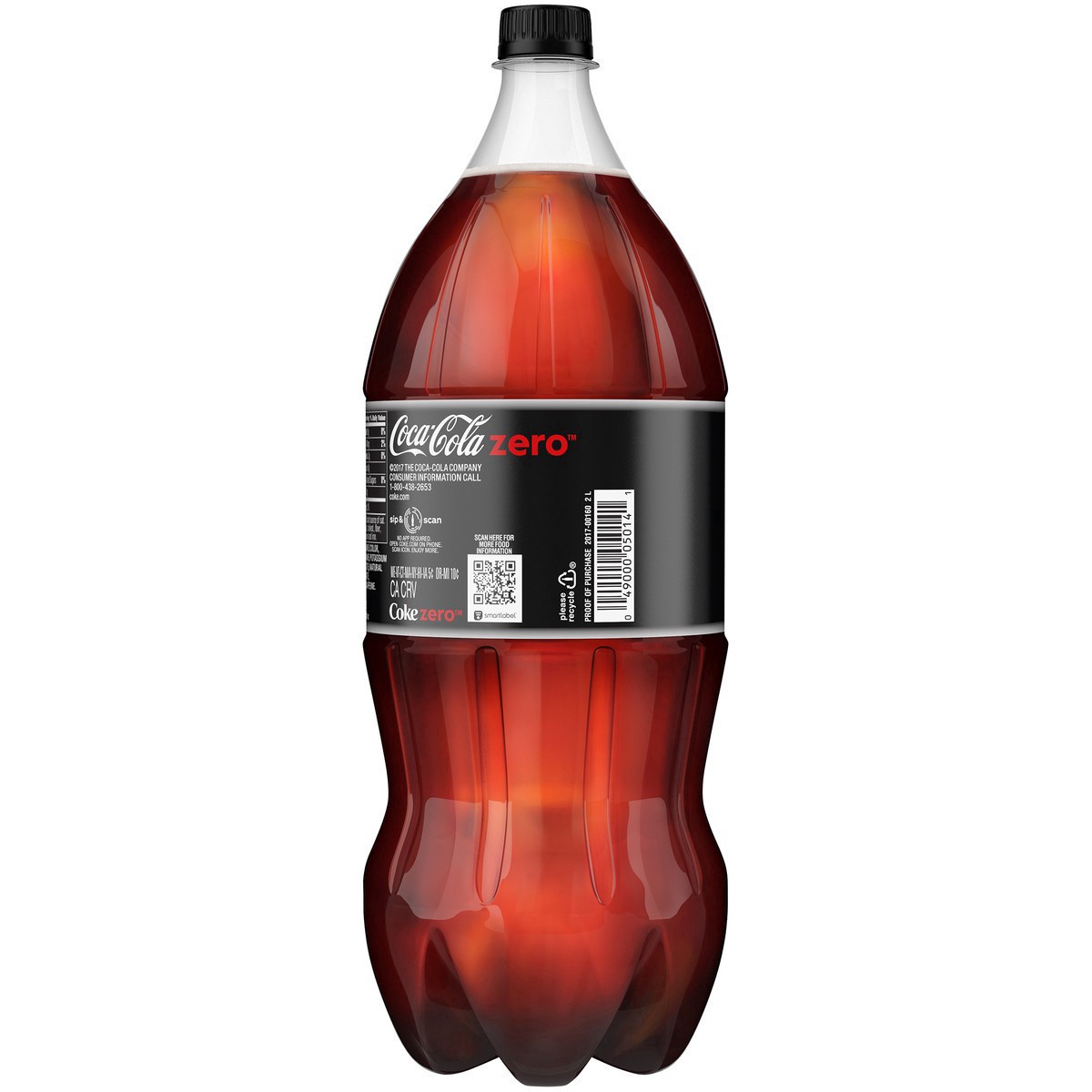 slide 6 of 8, Coca-Cola Zero Sugar, 2 liter