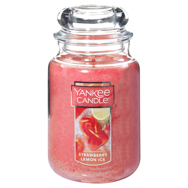 slide 1 of 1, Yankee Candle Large Jar Strawberry Lemon Ice, 22 oz