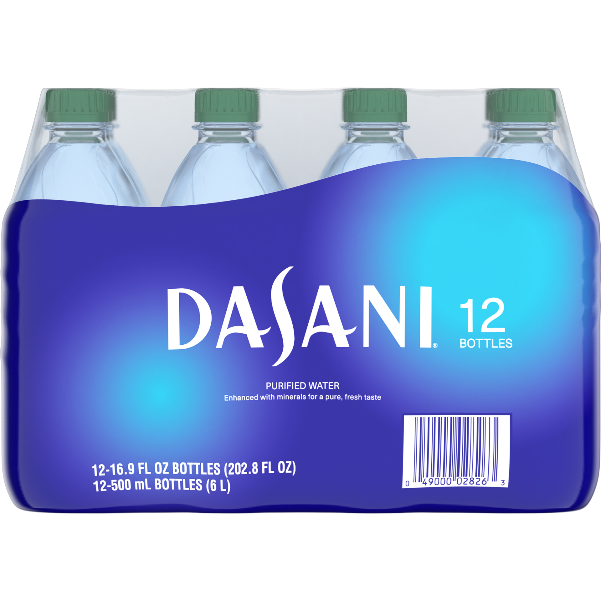 slide 3 of 5, DASANI Purified Water Bottles Enhanced with Minerals, 16.9 fl oz, 12 Pack, 202.80 fl oz