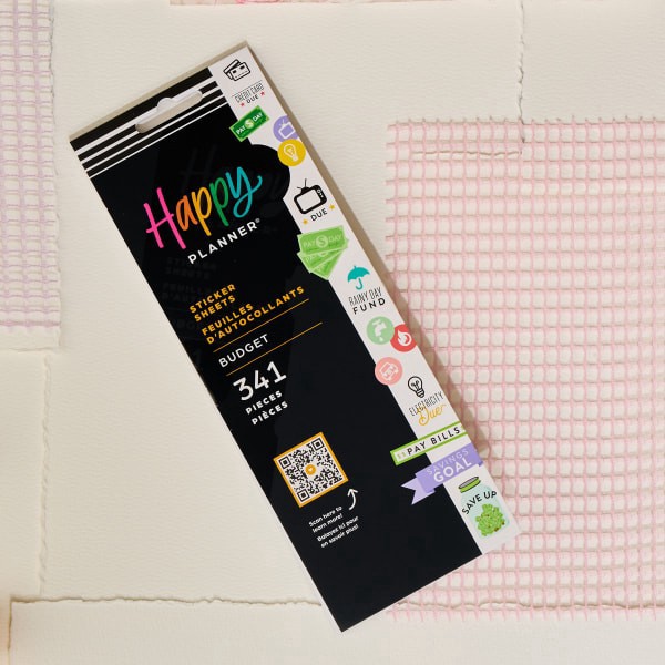 slide 5 of 5, Happy Planner Budget Financial Sticker Pack, Multicolor, 8 Sticker Sheets, 1 ct