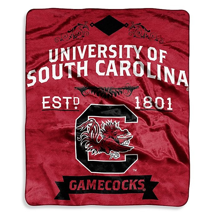 slide 1 of 1, NCAA University of South Carolina Raschel Throw Blanket, 1 ct