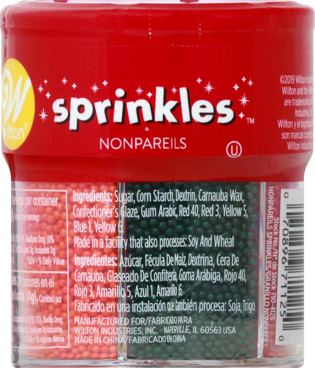 slide 10 of 10, Wilton Nonpareils Sprinkles, 3 oz