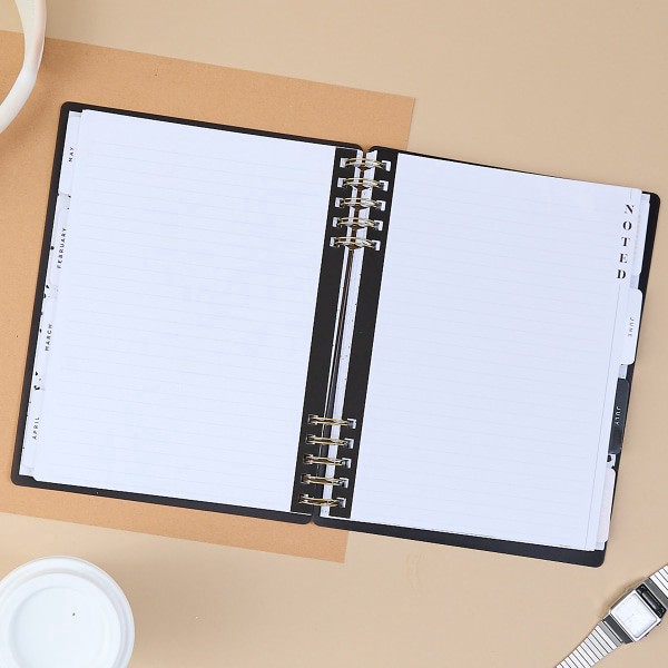 slide 4 of 4, Happy Planner Classic Customizable Spiral 40-Sheet Filler Paper, 7"" X 9-1/4"", Modern Texture, Actlcfp40-003, 1 ct