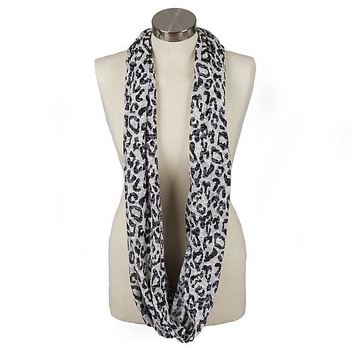 slide 1 of 5, Itzy Ritzy Nursing Happens Infinity Breastfeeding Scarf - Cheetah Girl, 1 ct