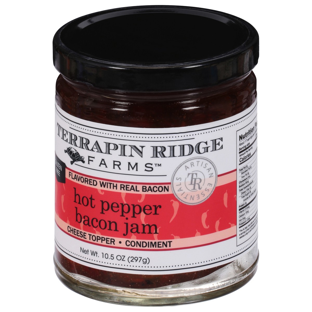 slide 3 of 9, Terrapin Ridge Hot Pepper Bacon Jam, 9 oz