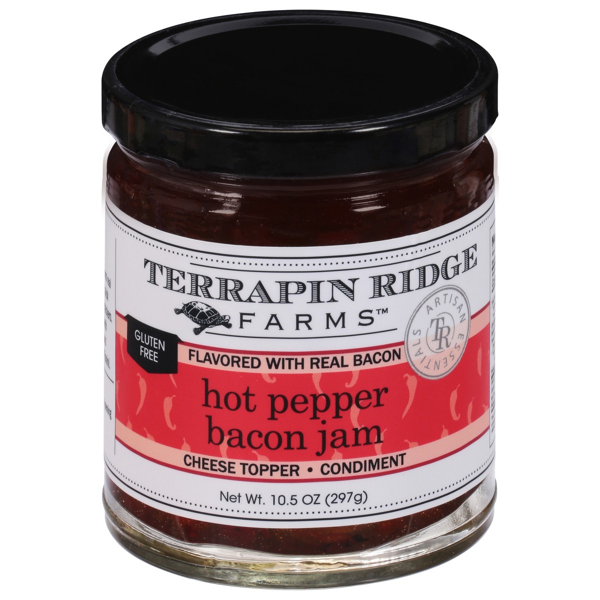 slide 1 of 9, Terrapin Ridge Hot Pepper Bacon Jam, 9 oz