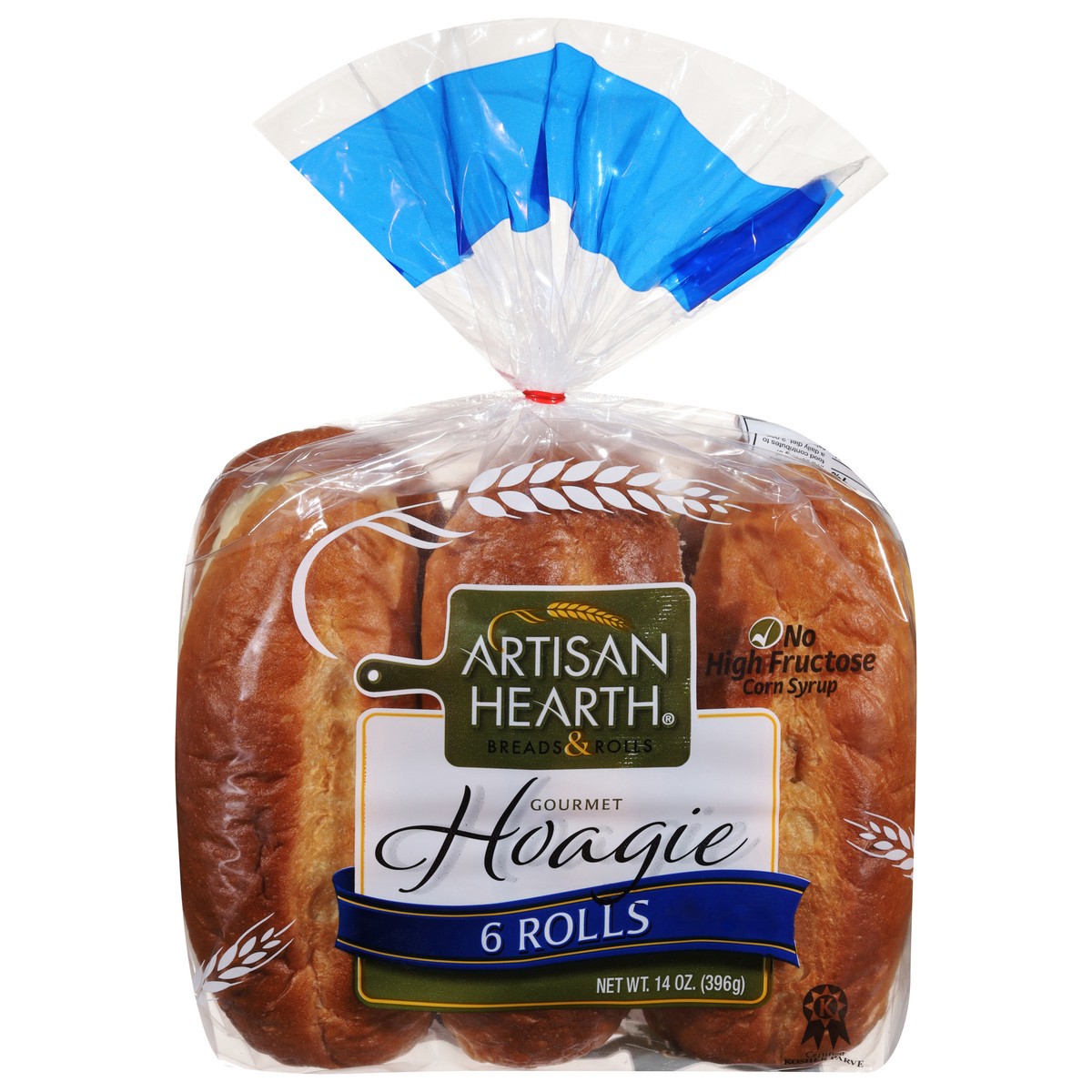 slide 1 of 4, Artisan Hearth Gourmet Hoagie Rolls 6 ea, 6 ct