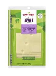 Giant Eagle Swiss Thin Sliced Cheese