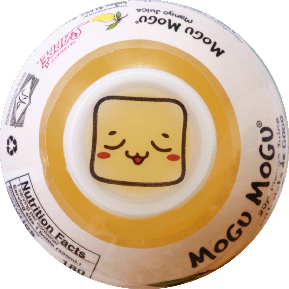 slide 7 of 7, Mogu Mogu Mango Flavored Drink with Nata de Coco 10.82 fl oz, 10.82 fl oz
