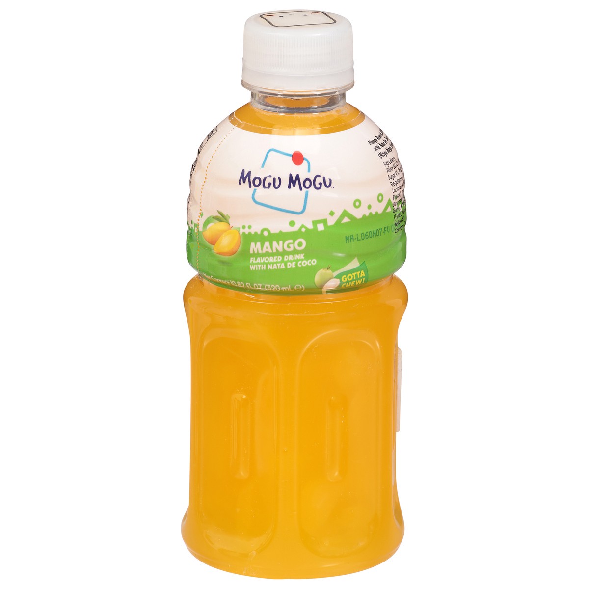 slide 1 of 7, Mogu Mogu Mango Flavored Drink with Nata de Coco 10.82 fl oz, 10.82 fl oz