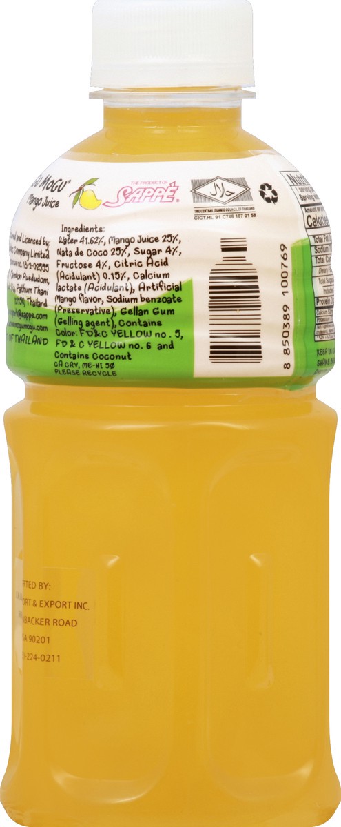 slide 3 of 7, Mogu Mogu Mango Flavored Drink with Nata de Coco 10.82 fl oz, 10.82 fl oz