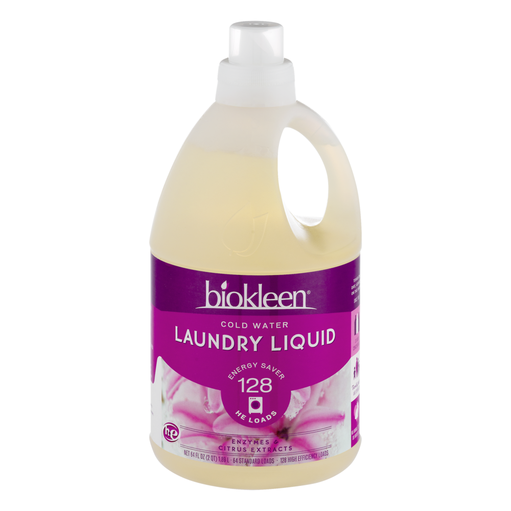 slide 1 of 2, Biokleen Cold Water Laundry Liquid, 64 fl oz