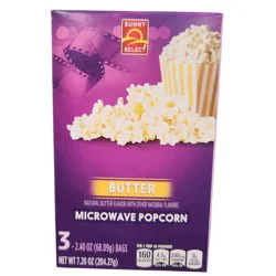 Sunny Select, Butter Microwave Popcorn