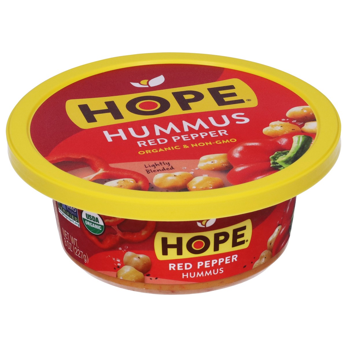 slide 2 of 9, Hope Foods Red Pepper Hummus 8 oz, 8 oz