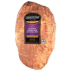Corky's Cornershop Cuts Delicatessen Fresh Sliced Off the Bone Honey Ham