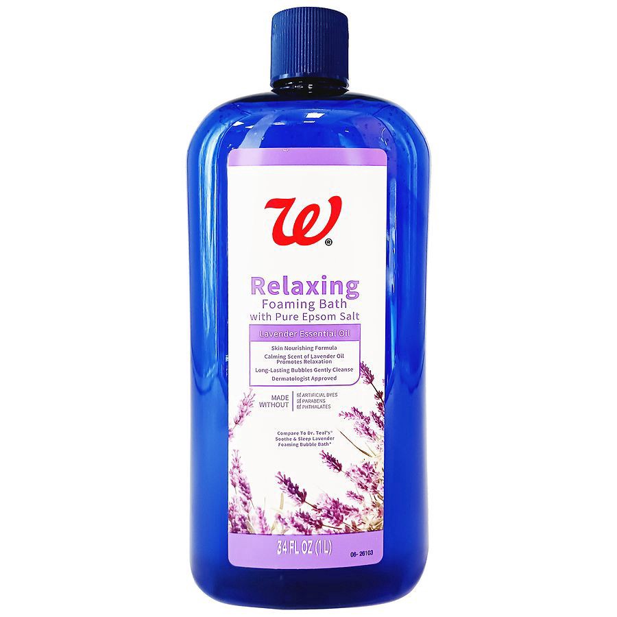 slide 1 of 4, Walgreens Foaming Bath Lavender, 34 fl oz