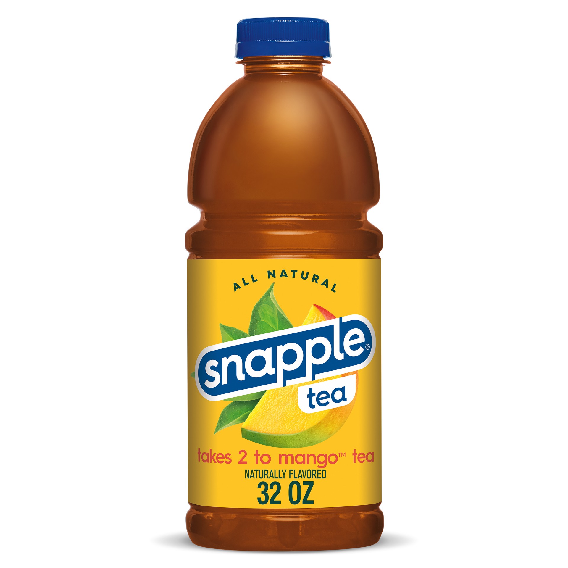 slide 1 of 3, Snapple Takes 2 to Mango Tea- 32 fl oz, 32 fl oz