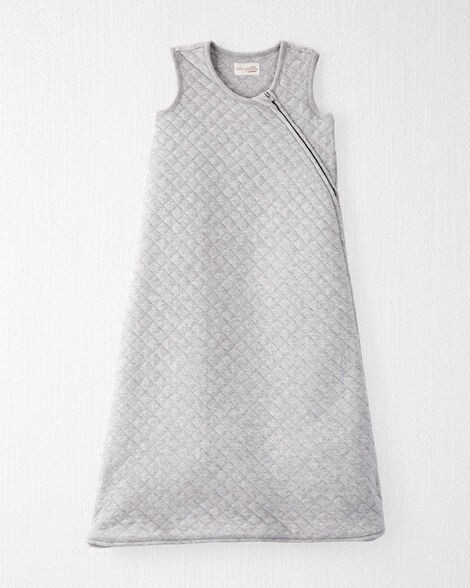 slide 1 of 4, Littleplanet Baby Doubleknit Zip Wearable Blanket Made with Organic Cotton Heather Grey L, 1 ct