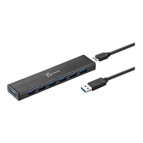 slide 4 of 7, j5create USB 3.0 7-Port HUB 1 ea, 1 ct
